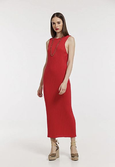 MOANA DRESS RED